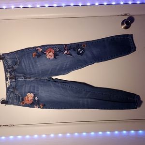 Hippie Laundry 29 embroidered jeans